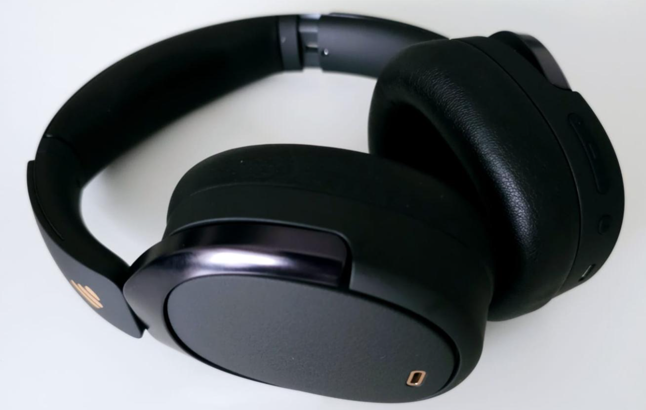 A pair of Edifier headphones